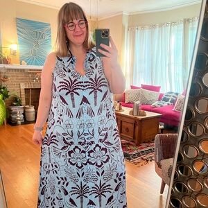 Anthropologie 1X Corey Lynn Calter sleeveless button down dress